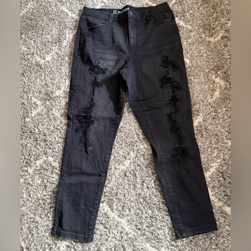 NOBO Black Super High Rise Jeans